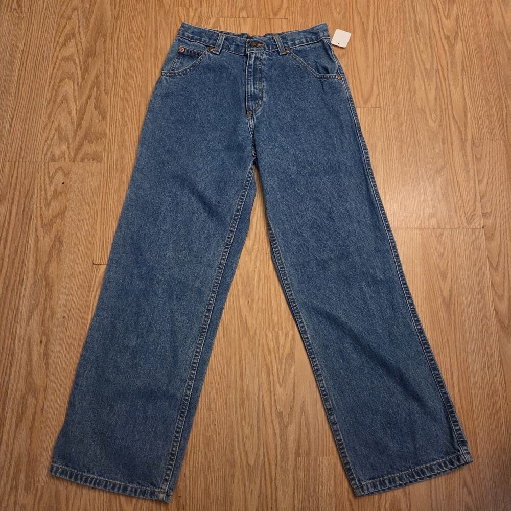 Polo Sport Ralph Lauren Jeans Womens 12 Blue Denim Baggy Carpenter Pants Y2K 90s